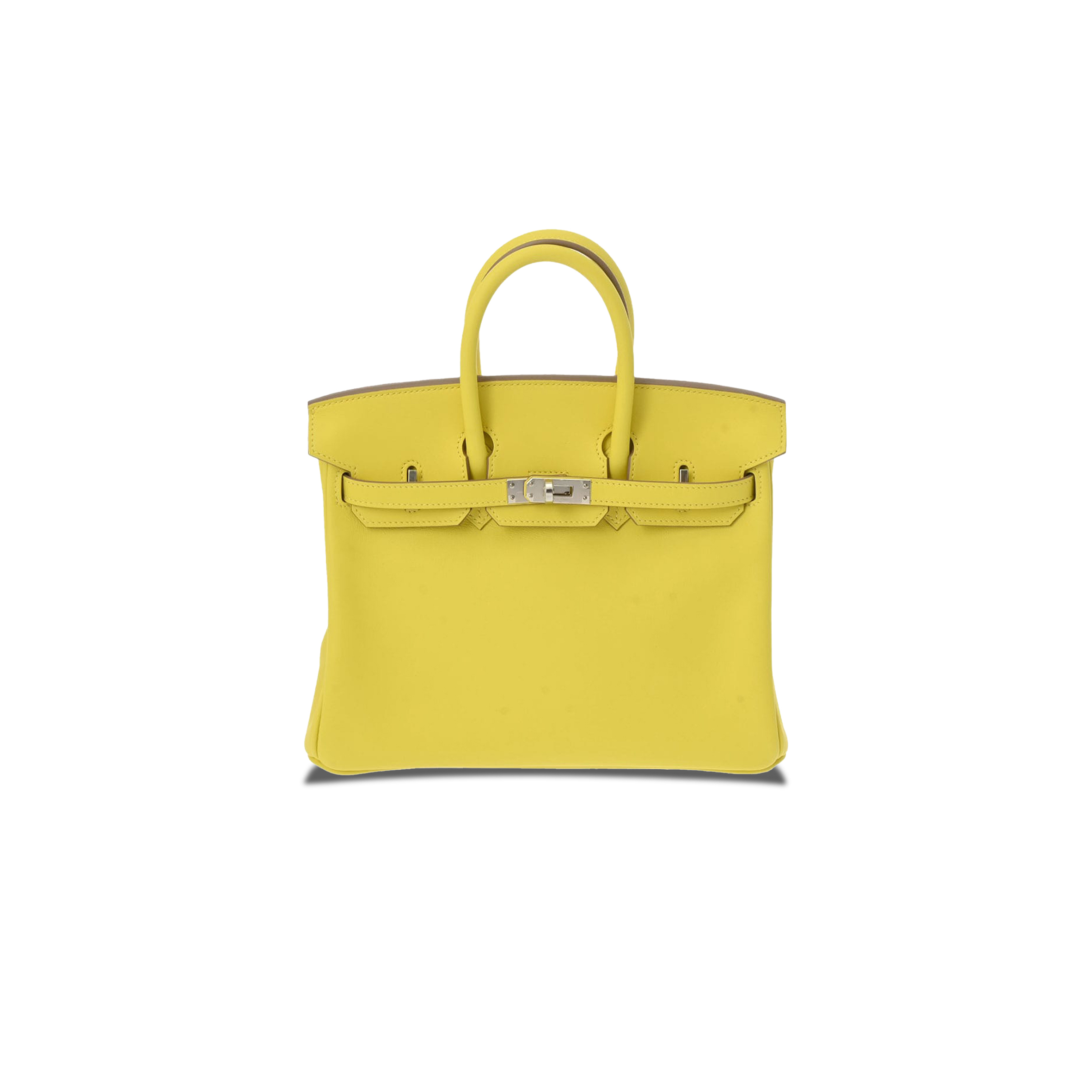 HERMÈS MASTER BIRKIN 25 SWIFT LEATHER CHICK YELLOW GOLD BUCKLE H049362CK19 (25*20*13cm)